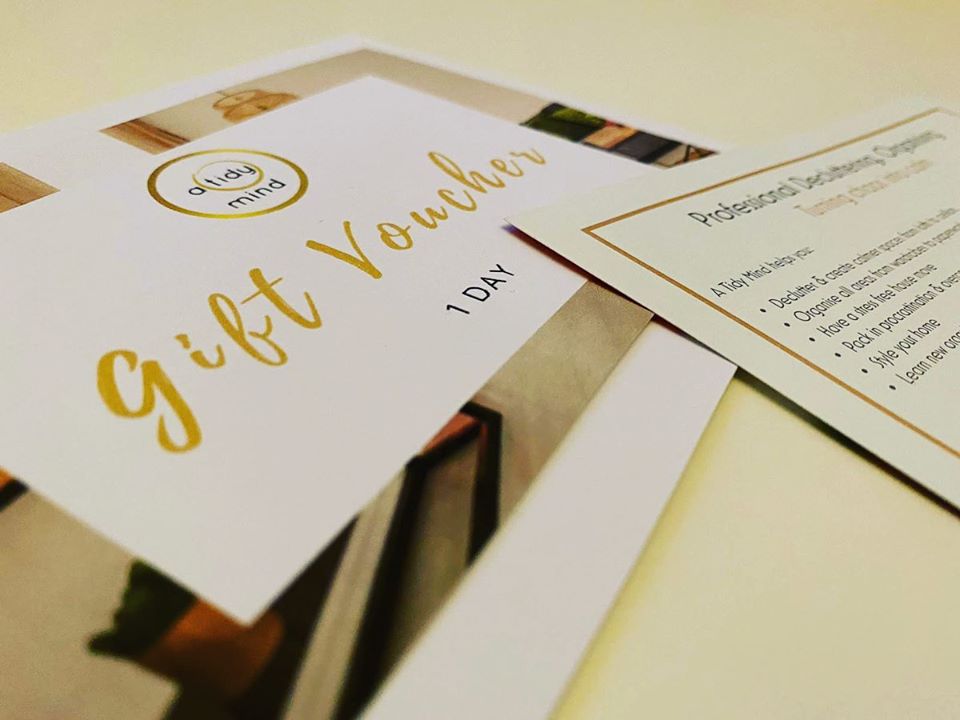 decluttering gift vouchers