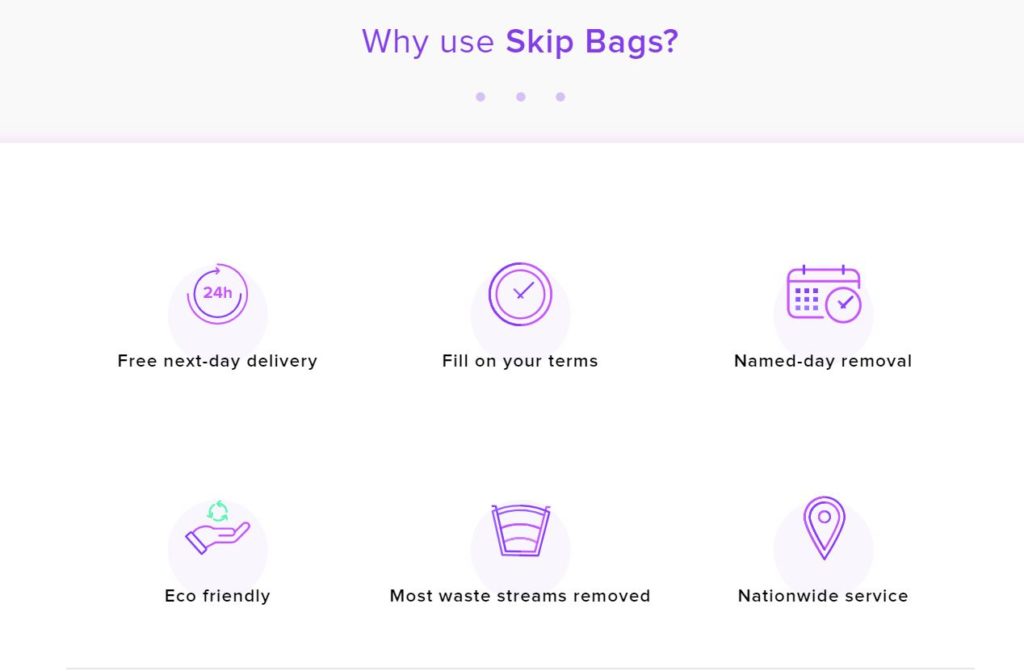 Skip Bag decluttering