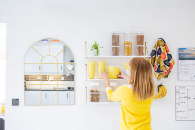 DIY Wire Utensil Rack - A Beautiful Mess