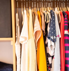 wardrobe organisation dress edition