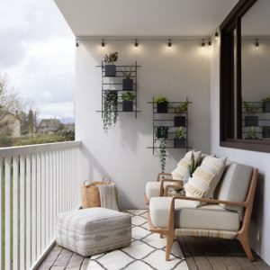 how to organise your outdoor space