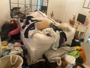 bedroom declutter