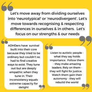 neurodivergence Coaching quote