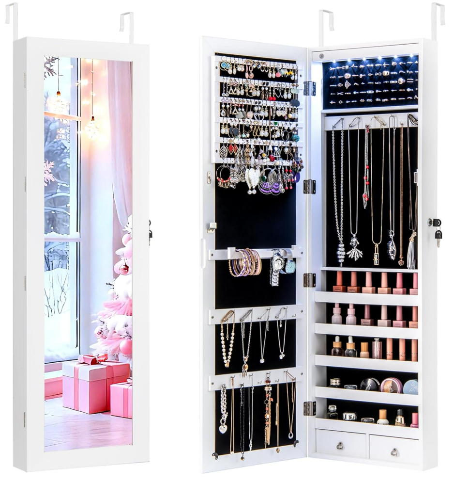 Mirror, Jewellery Cabinet